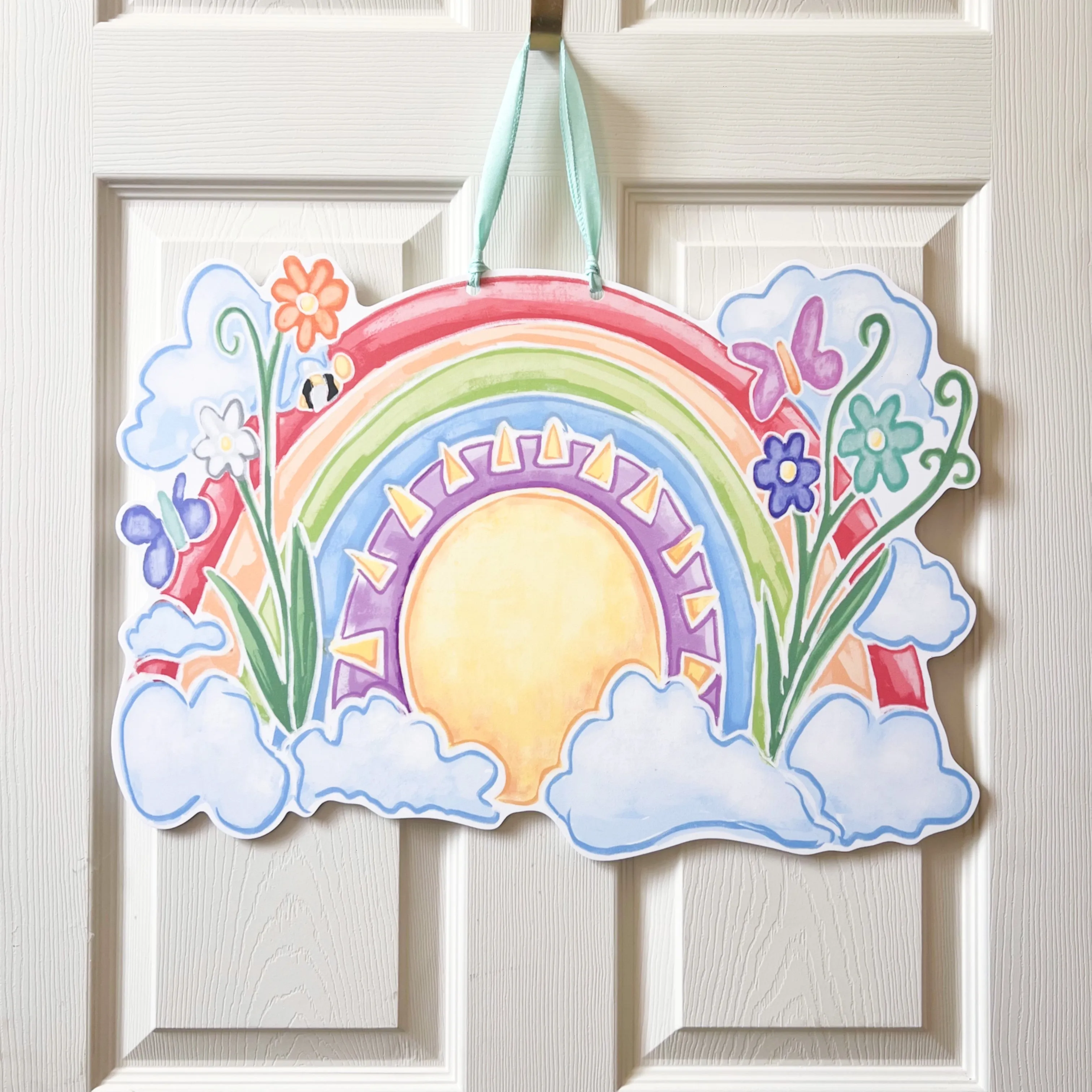 Sunshine & Rainbows Door Hanger