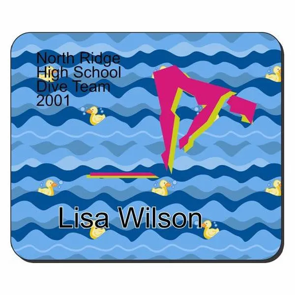 Swimming Fabric Mouse Pad