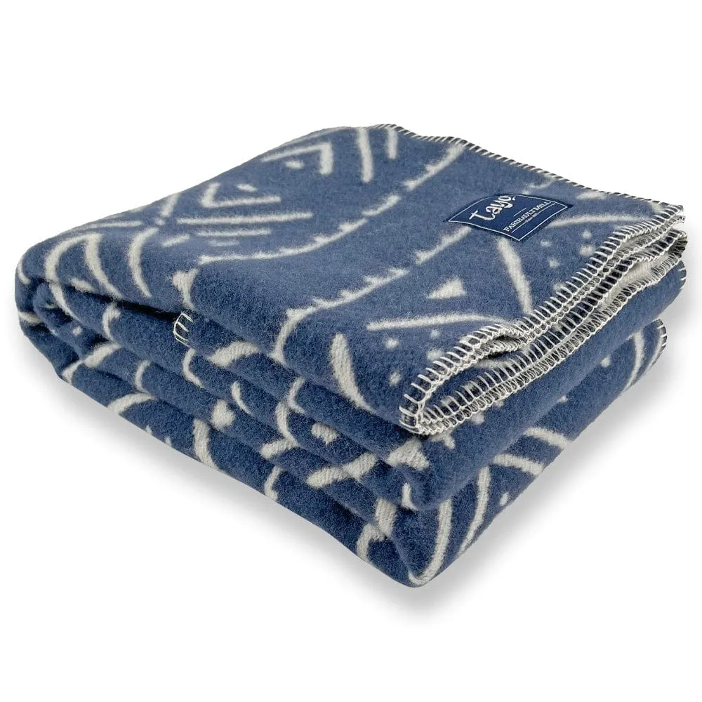 Tayo Onadein Kuba Wool Throw Blanket