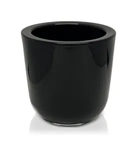 Thick Wall Glass Candle Jar - Black 300mls