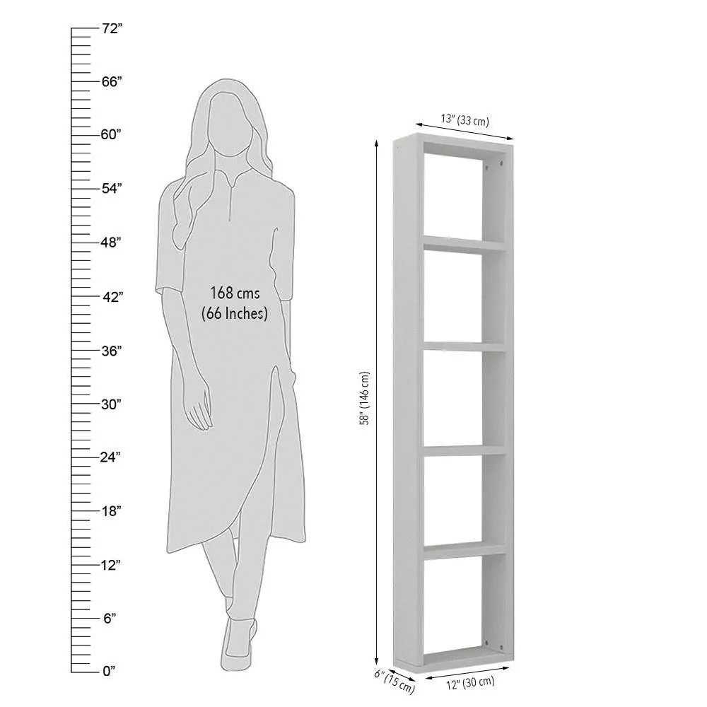 Triton X15 Display Rack, 5 Shelves, Frosty White