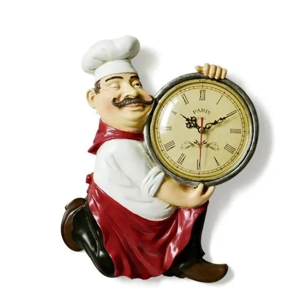 Vintage Chef Wall Clock