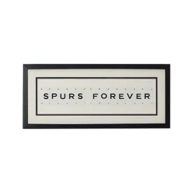 Vintage Playing Cards SPURS FOREVER Wall Art Picture Frame